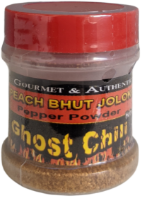 Magic Plant Peach Bhut Jolokia (Ghost Chili) Pepper Powder