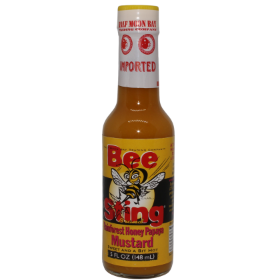 Bee Sting Rainforest Honey Papaya Mustard Hot Sauce