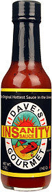 Dave's Gourmet Insanity Hot Sauce