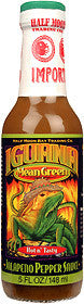Iguana Mean Green Jalapeno Pepper Hot Sauce